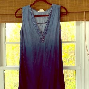 Lightweight denim sundress/cover up